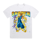 Faded White front flat lay