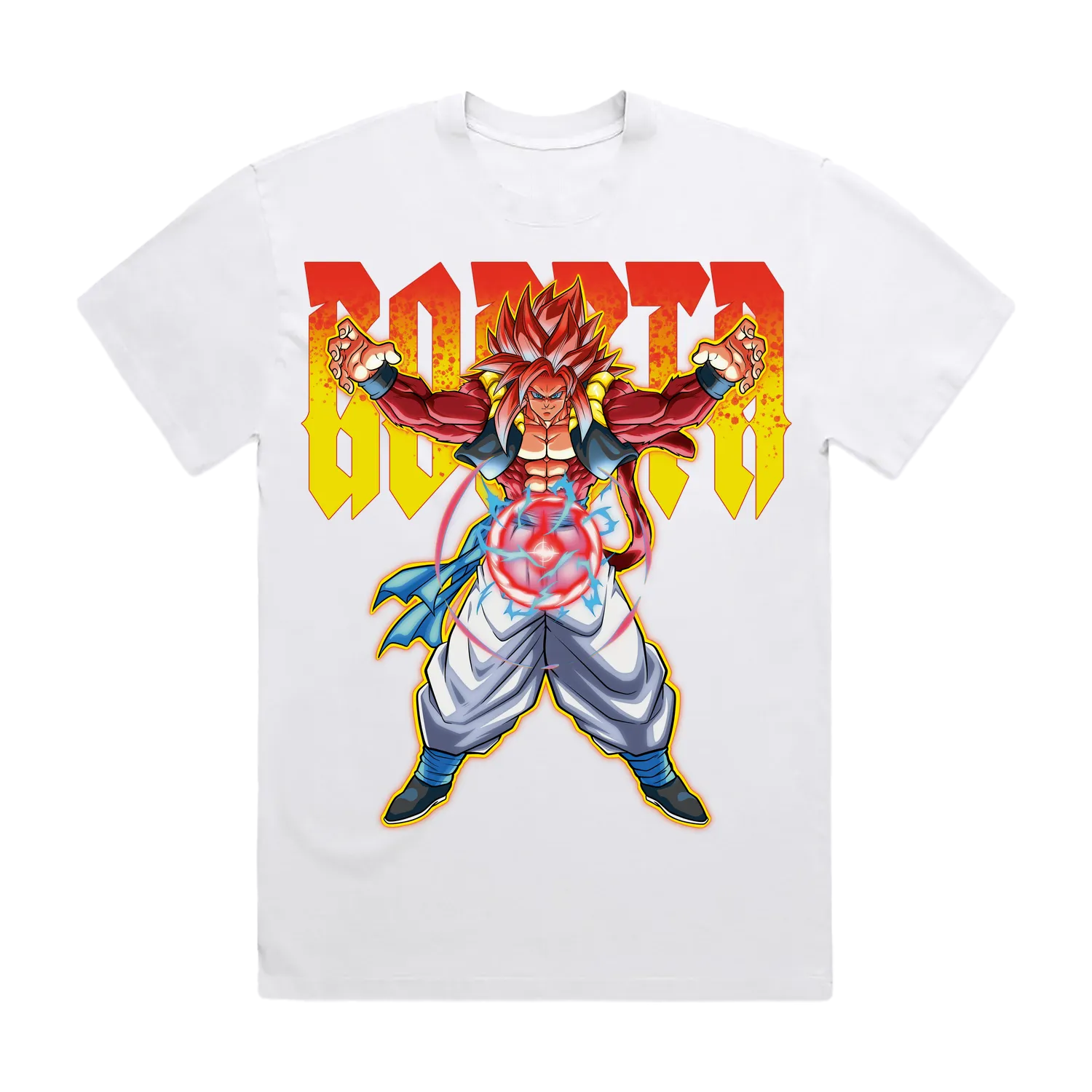 Faded White front flat lay