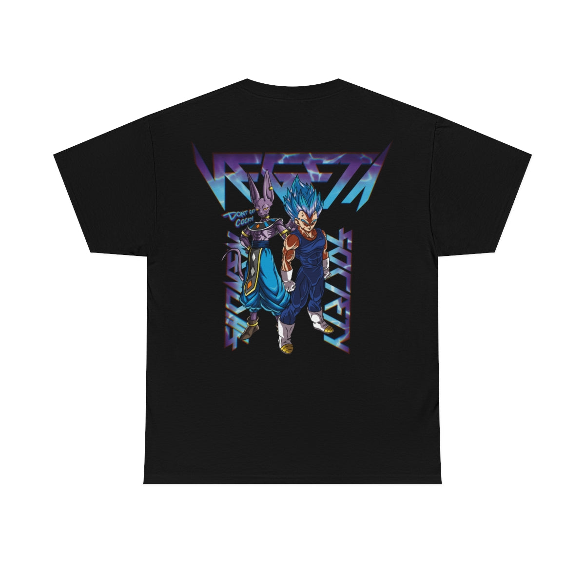 Dragon Ball Z Hip Hop Oversized Ultra Ego Vegeta T-Shirt - Dragon Ball Z  Merch